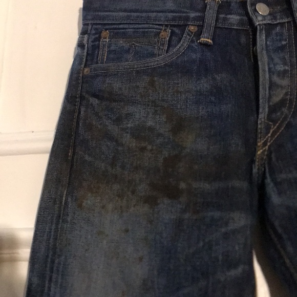 mens RRL distressed jeans 28/34 - Picture 3 of 10